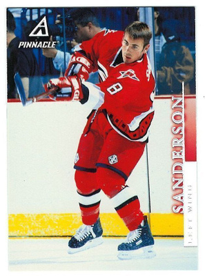 97-98 Pinnacle #45 Geoff Sanderson Ex-HPK 1994-95