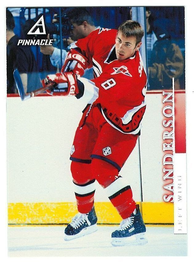 97-98 Pinnacle #45 Geoff Sanderson Ex-HPK 1994-95