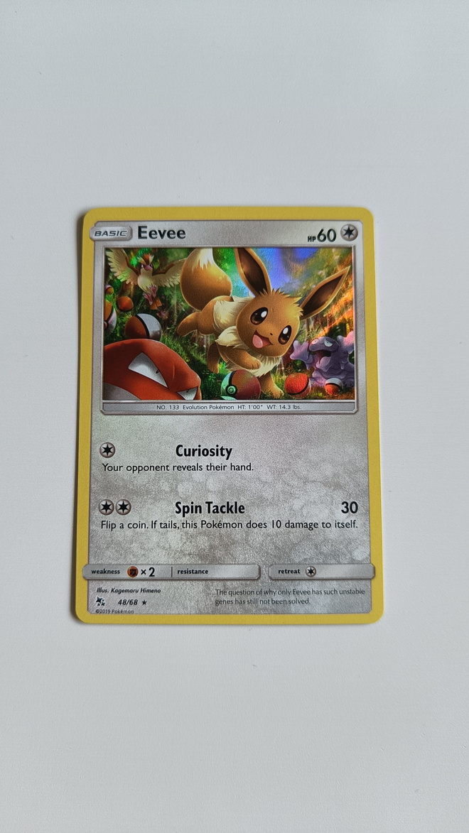 Pokemon kortti Eevee 48/68 [holo]