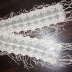Pitsihuivi 150cm Cream luonnonvalkoinen - pikkukuva 1
