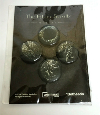 THE ELDER SCROLLS ONLINE Pins set (UUSI)