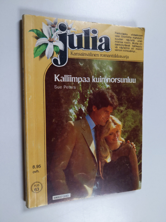 Sue Peters : Kalliimpaa kuin norsunluu