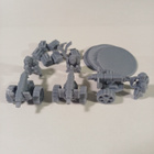 Grimdark sci-fi wargame/pöytäsotapeli tyylisiä minejä - pikkukuva 3