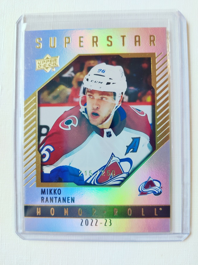 Mikko Rantanen - 22-23 UD Honor Roll Superstar Rainbow /250
