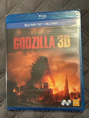 Godzilla 3D Blu-Ray - 3D Blu-ray + Blu-Ray *UUSI*
