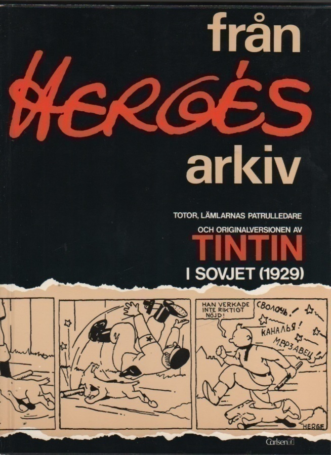Från Herges arkiv, Carlsen/if 1975 , ISBN 91-51-0675-8, K3++