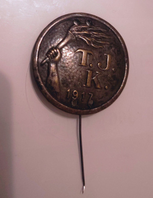 Työväen järjestyskaartin rintamerkki 1917