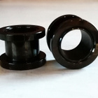 Korvakorut, tunneli 10 mm "Blacksteel" 2 kpl, kirurginteräs - pikkukuva 1