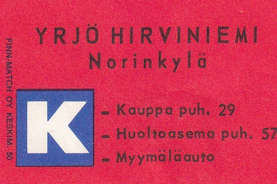 Norinkylä. Yrjö Hirviniemi ,  b426