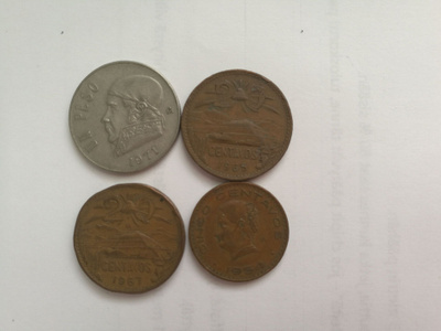 Mexico peso ja centavos   (14178)