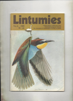 Lintumies n:o 6 1985 Katso kuvat.