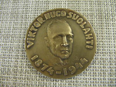 Viktor Hugo Suolahti 1944 mitali /Wäinö Aaltonen 1944.
