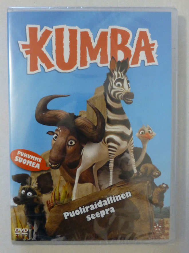 Kumba Puoliraidallinen seepra dvd