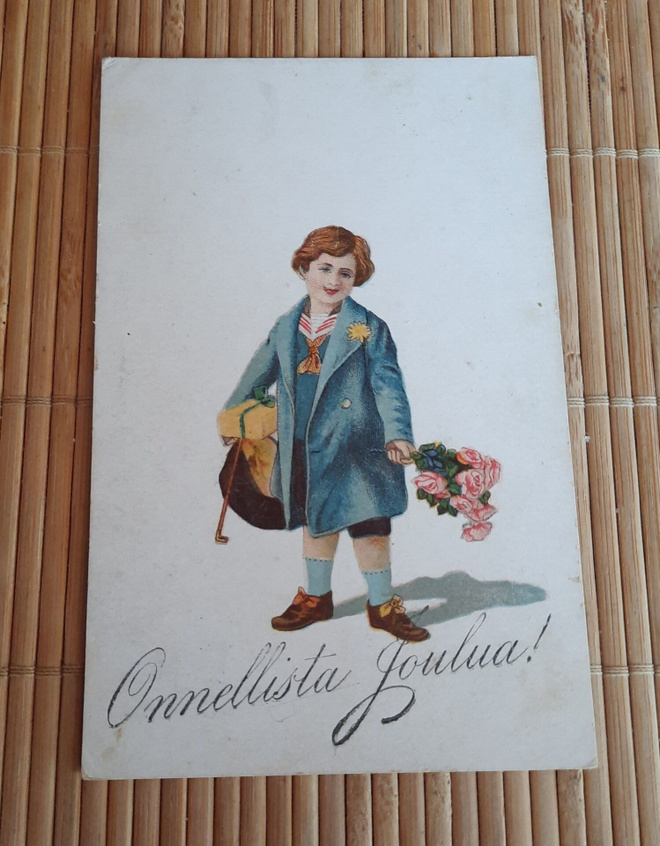 Wanha,Carte Postale ruusuja tuomassa, nyrkkiposti