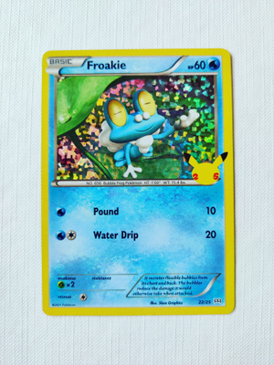 McDonalds 2021 Pokemon 25th Anniversary Holo - Froakie