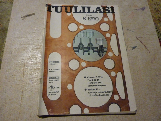 Tuulilasi 8-70  Fiat 600