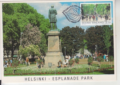 Maksimikortti 1999 Helsinki Esplanadi