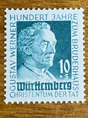 SAKSA 1949 WUTTEMBERG MERKKI**