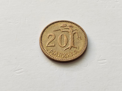 20 mk, circ, v . 1957