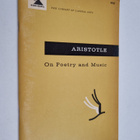Aristotle : On poetry and music - pikkukuva 1