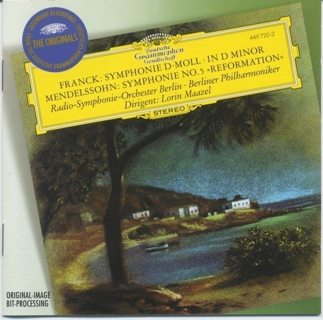 FRANCK • MENDELSSOHN • MAAZEL 2 sinfoniaa – DG RM RI CD 1996
