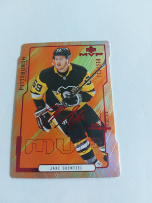 2020-21 UD MVP Colors and Contours #92 Jake Guentzel /250
