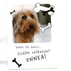 °"VANHA TAI NUORI...SISÄLTÖ RATKAISEE! ONNEA!"°  -KORTTI - pikkukuva 1