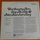 West Country Three Sings The Hits Of Peter,Paul And Mary LP. - pikkukuva 2