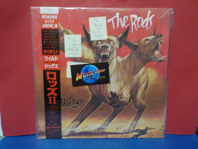 THE RODS - WILD DOGS M-/M- JAPAN -82 PRESS LP