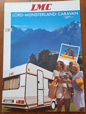 LMC matkailuvaunut -esite, 1989