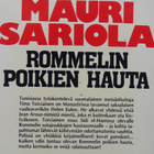 Mauri Sariola : Rommelin poikien hauta - pokkari 1987 - pikkukuva 2
