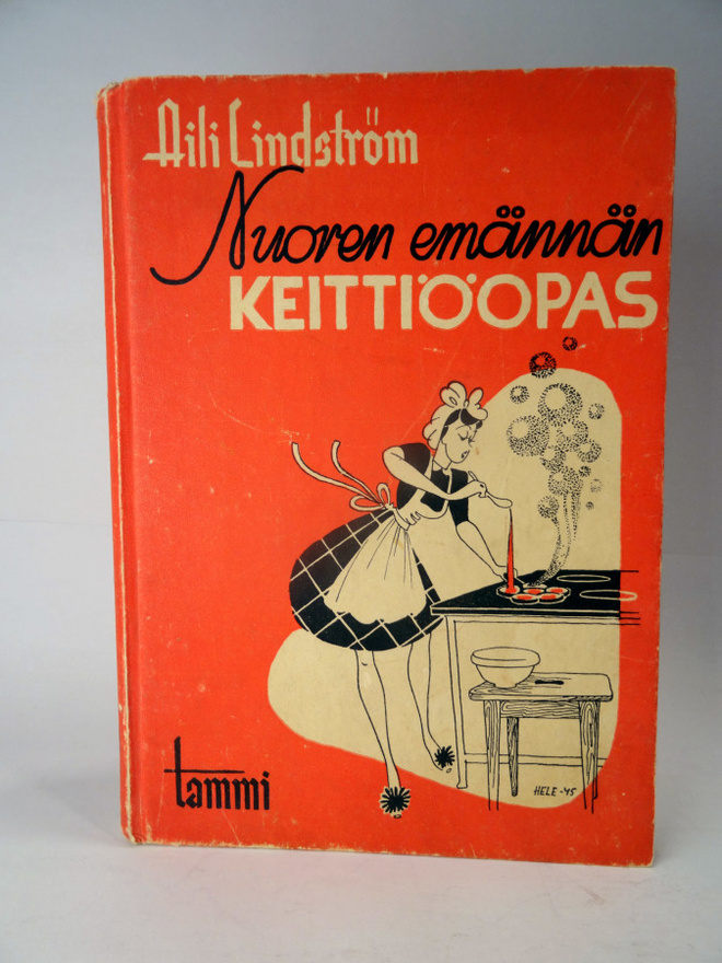 Aili Lindström : Nuoren emännän keittiöopas ( 1 p. 1945 )