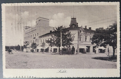 Lahti -kortti Viipurin sensuurileimalla 1915