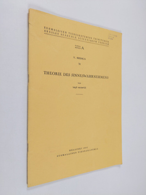 Yrjö Reenpää : Theorie des Sinneswahrnehmens