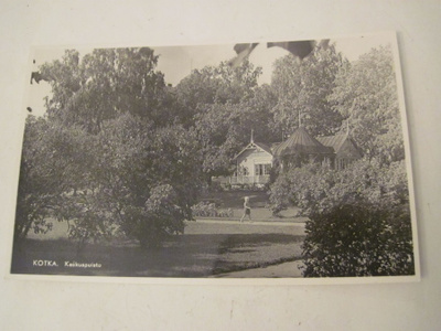 VANHA Postikortti Kotka 1950-l Alkup.Mallikappale