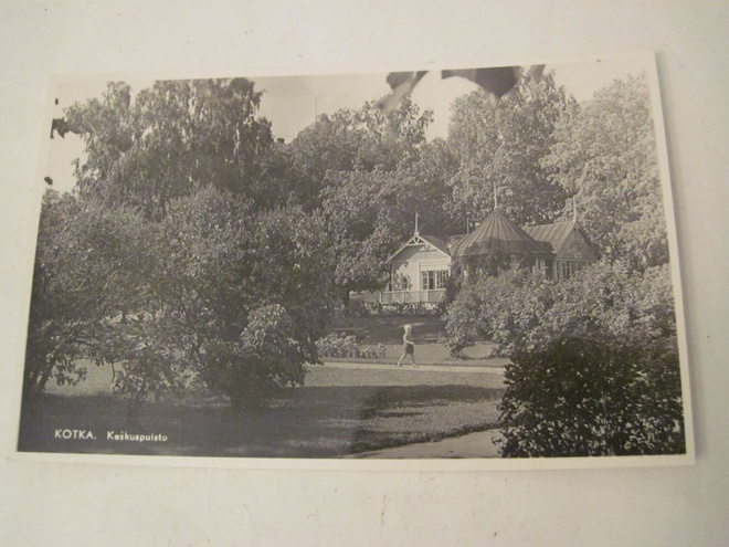 VANHA Postikortti Kotka 1950-l Alkup.Mallikappale