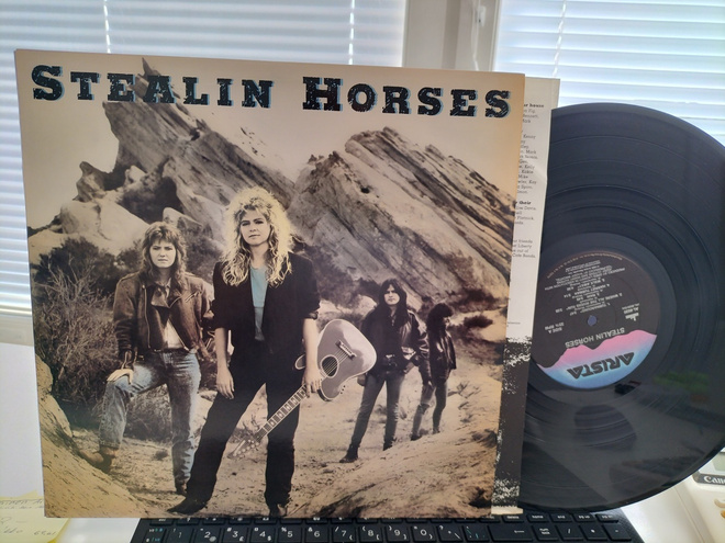 STEALIN HORSES, Stealin Horses, LP US -88 HIENO KUNTO !!