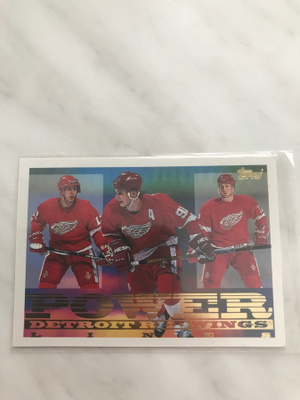 1995-96 Topps Power Lines Kozlov / Fedorov / Brown