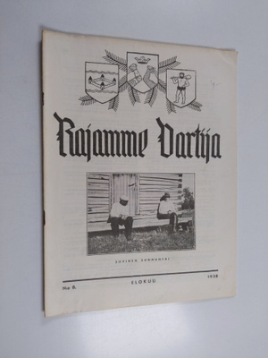 Rajamme Vartija elokuu 1938 N:o 8 : Suomen sotilaskotilii...