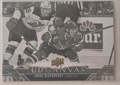 Juraj Slafkovsky 2024-25 UD Series 2 UD Canvas Black & White