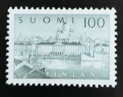 1958 Yleismerkki Helsinki 100mk *