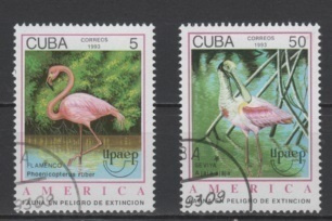 (S2021) CUBA, 1993 (America. Endangered Species). Used