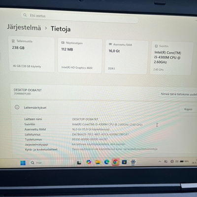 Lenovo thinkpad T440p läppäri