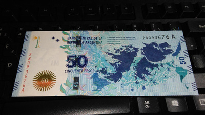 Argentiina 50 Pesos 2015 P362 Falkland Is. UNC