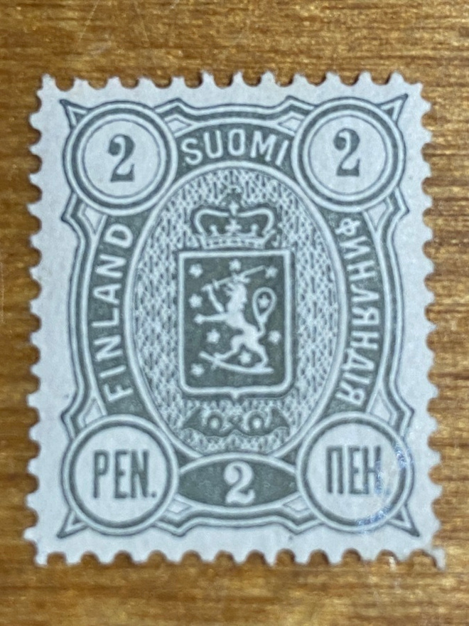 VAAKUNAMERKKI 2PENNIÄ 1889 L27**