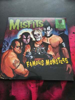 MISFITS famous mosnters LP green/purple