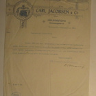 CARL JAKOBSENIN KIRJE SANOMALEHTI POHJALAISEEN 1901 (AB1) - pikkukuva 1