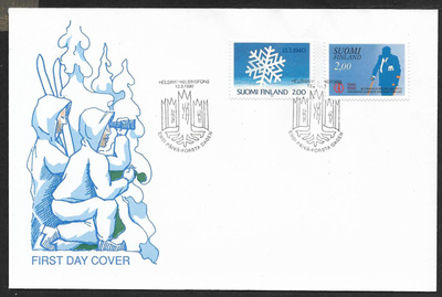 Sotainvalidi../ Talvisodan.. 50v FDC (LAPE 1101-1102)