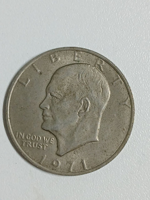 usa yksi  dollar 1971