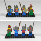 Vintage LEGO Castle: 2 x Crusader Lion -hevosvaunusetti - pikkukuva 4
